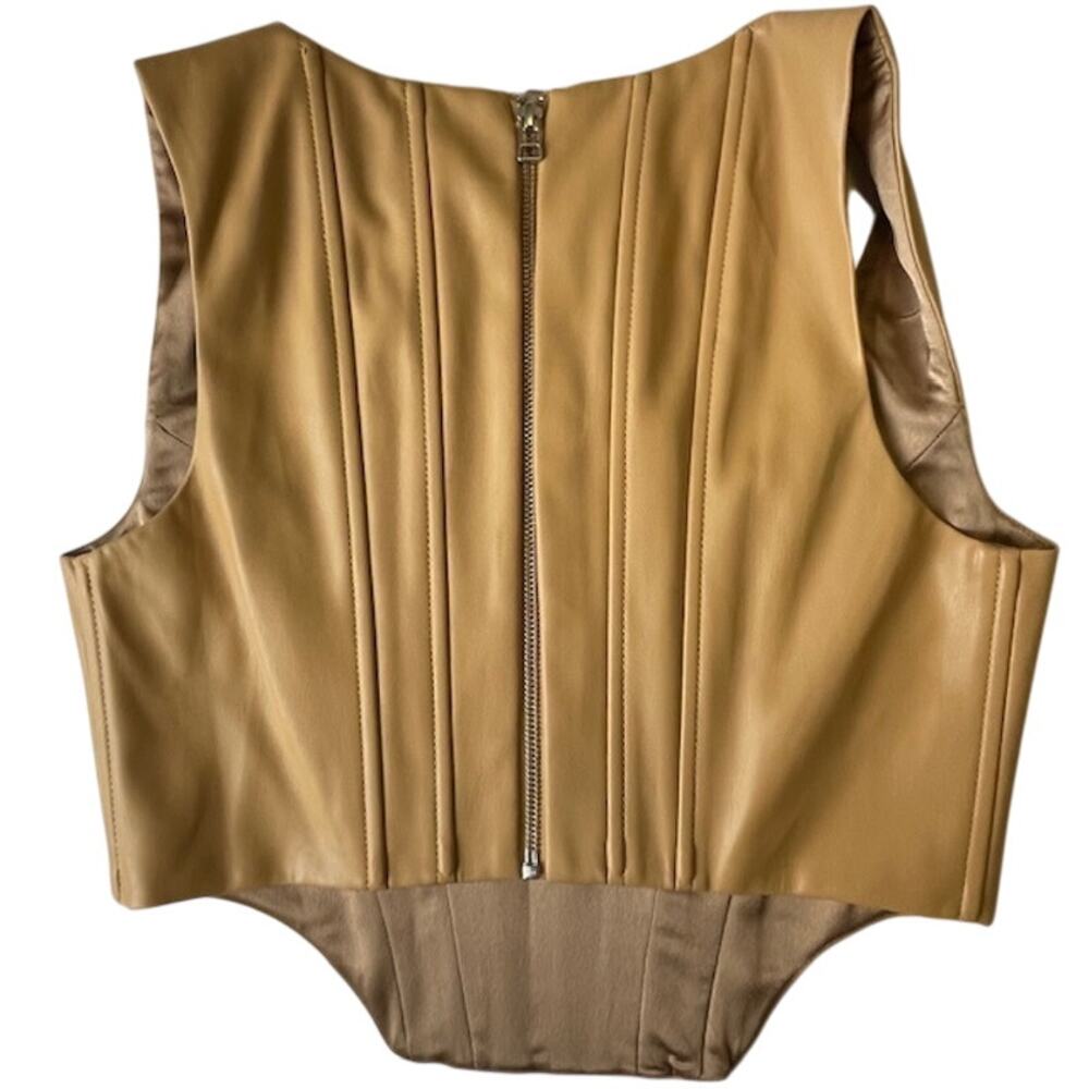 STAUD Camel Structured Crop Top - Picture 2 of 10